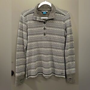 Kavu Woman’s Activewear 1/4 Pullover Long Sleeve Top - Size Small